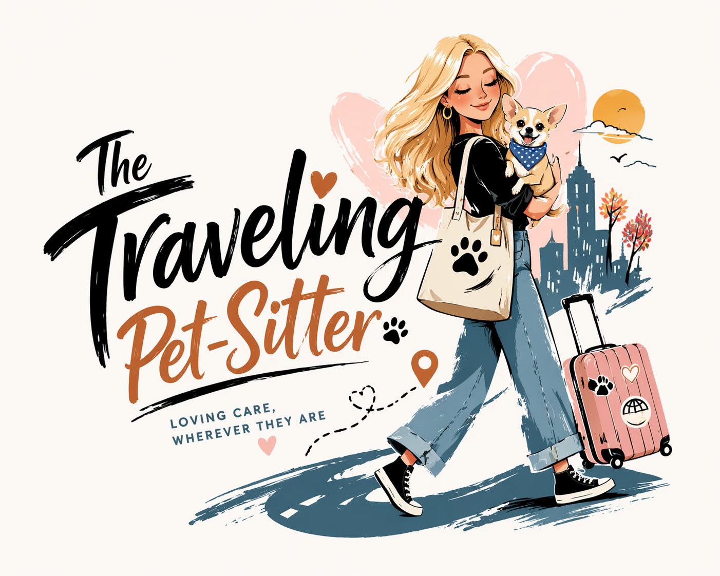 The Traveling Pet Sitter concept 1