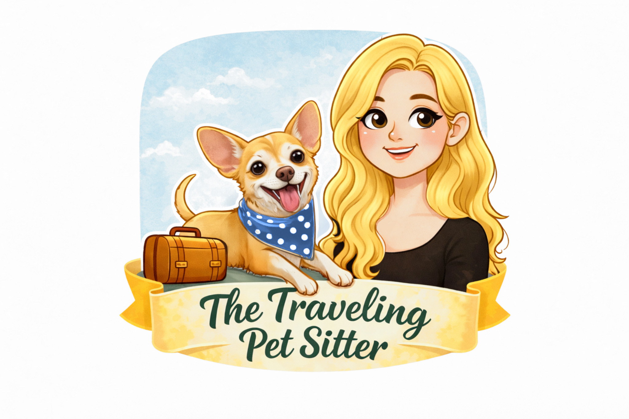 The Traveling Pet Sitter final logo