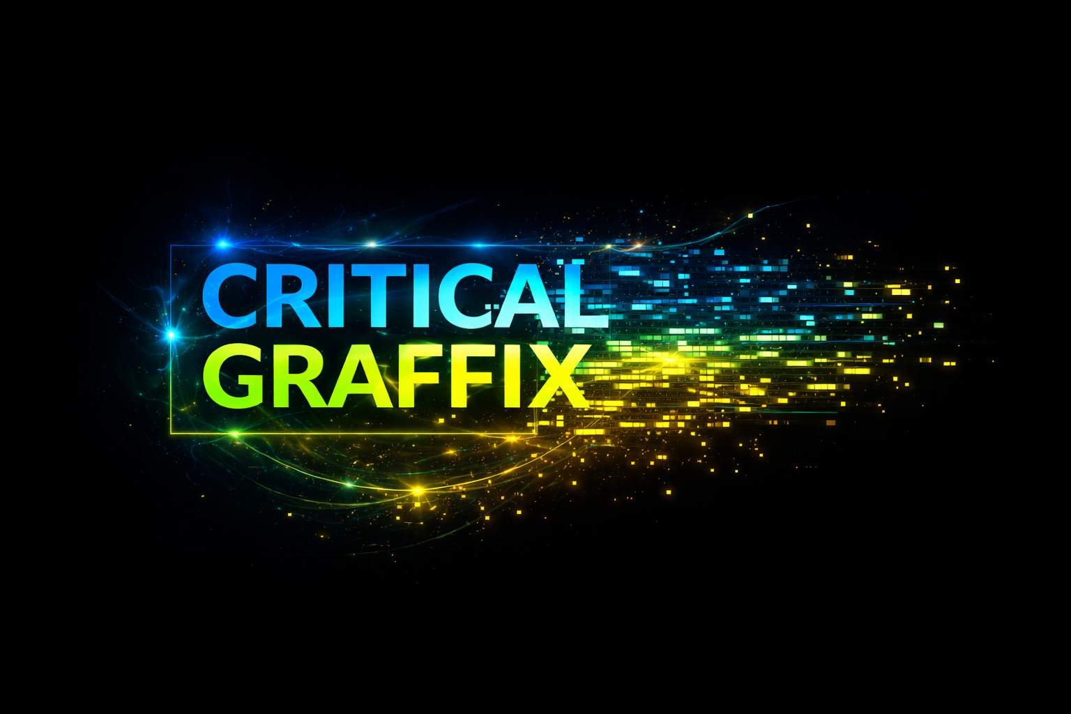 Critical Graffix toned-down logo study