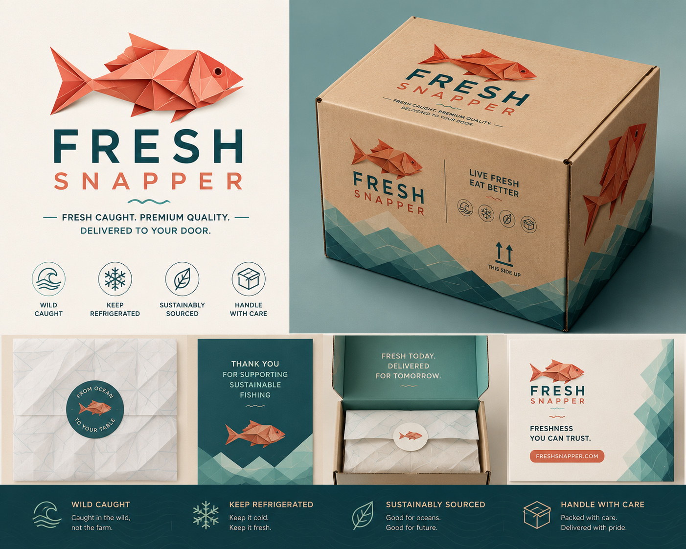 Fresh Snapper brand and packaging system